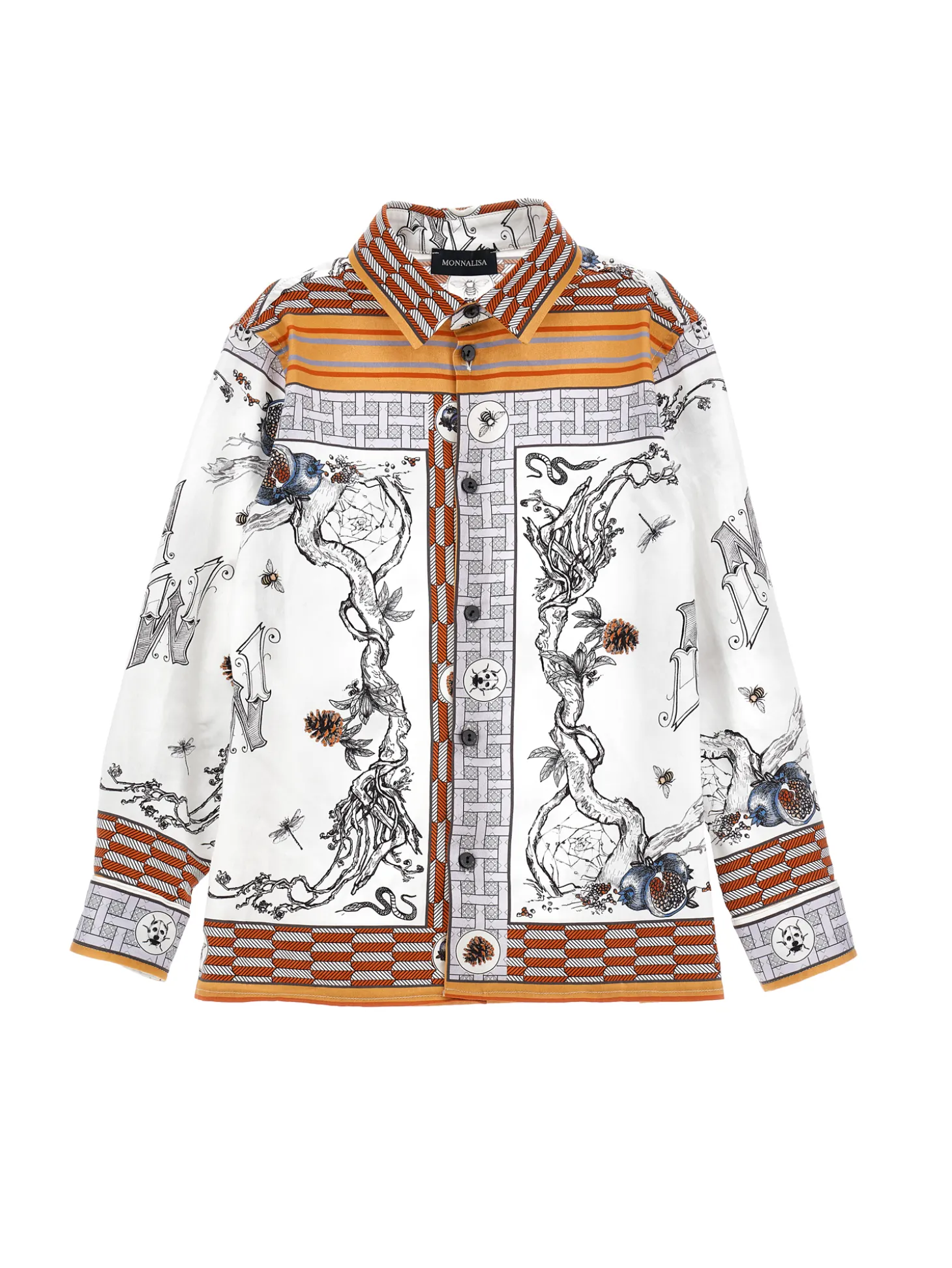 Camicia raso stampata