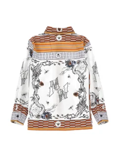 Camicia raso stampata