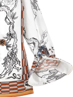 Camicia raso stampata