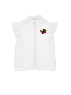 Camicia ricamo sangallo