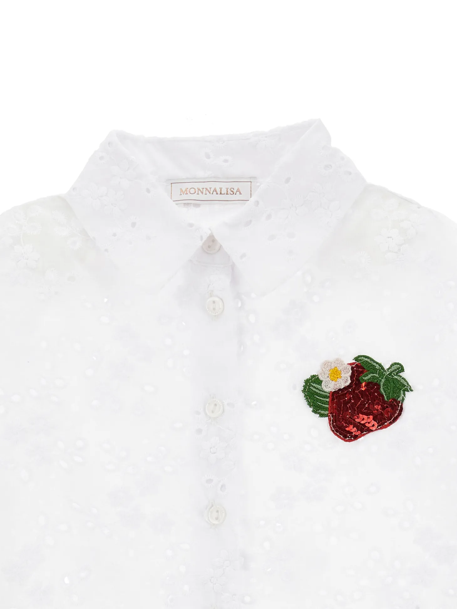 Camicia ricamo sangallo