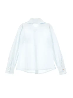 Camicia stretch con fiocco