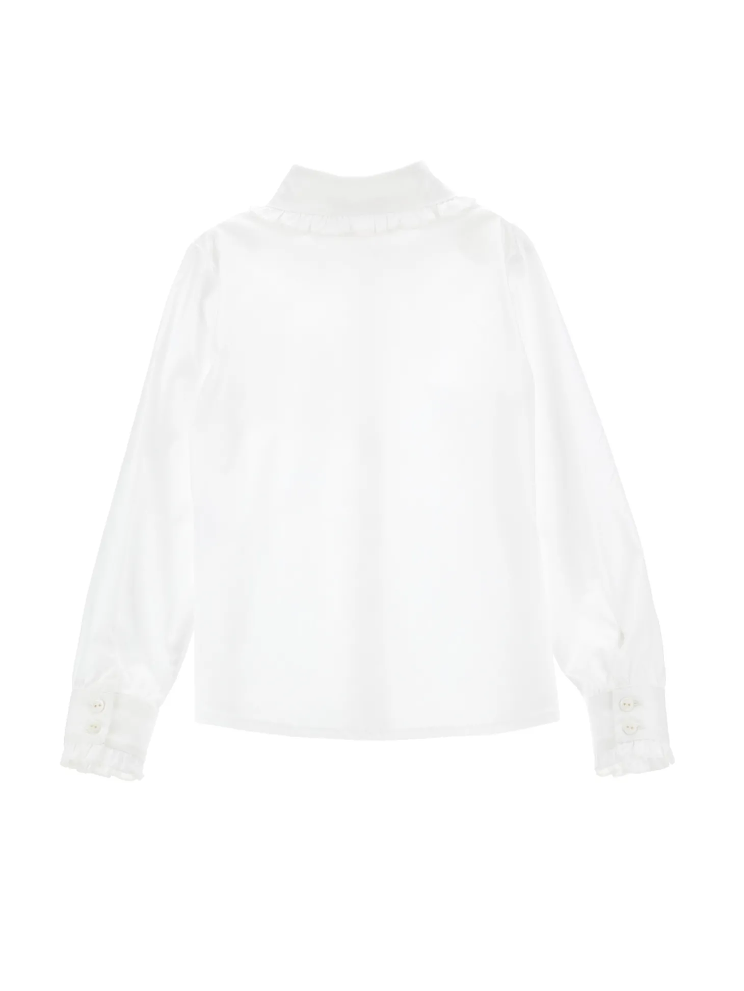 Camicia stretch con fiocco