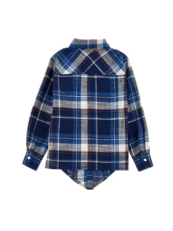 Camicia tartan lunga da annodare