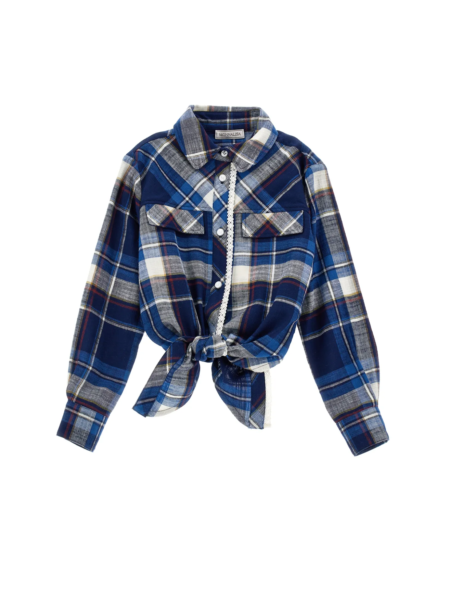 Camicia tartan lunga da annodare
