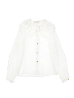 Camicia twill maxicolletto