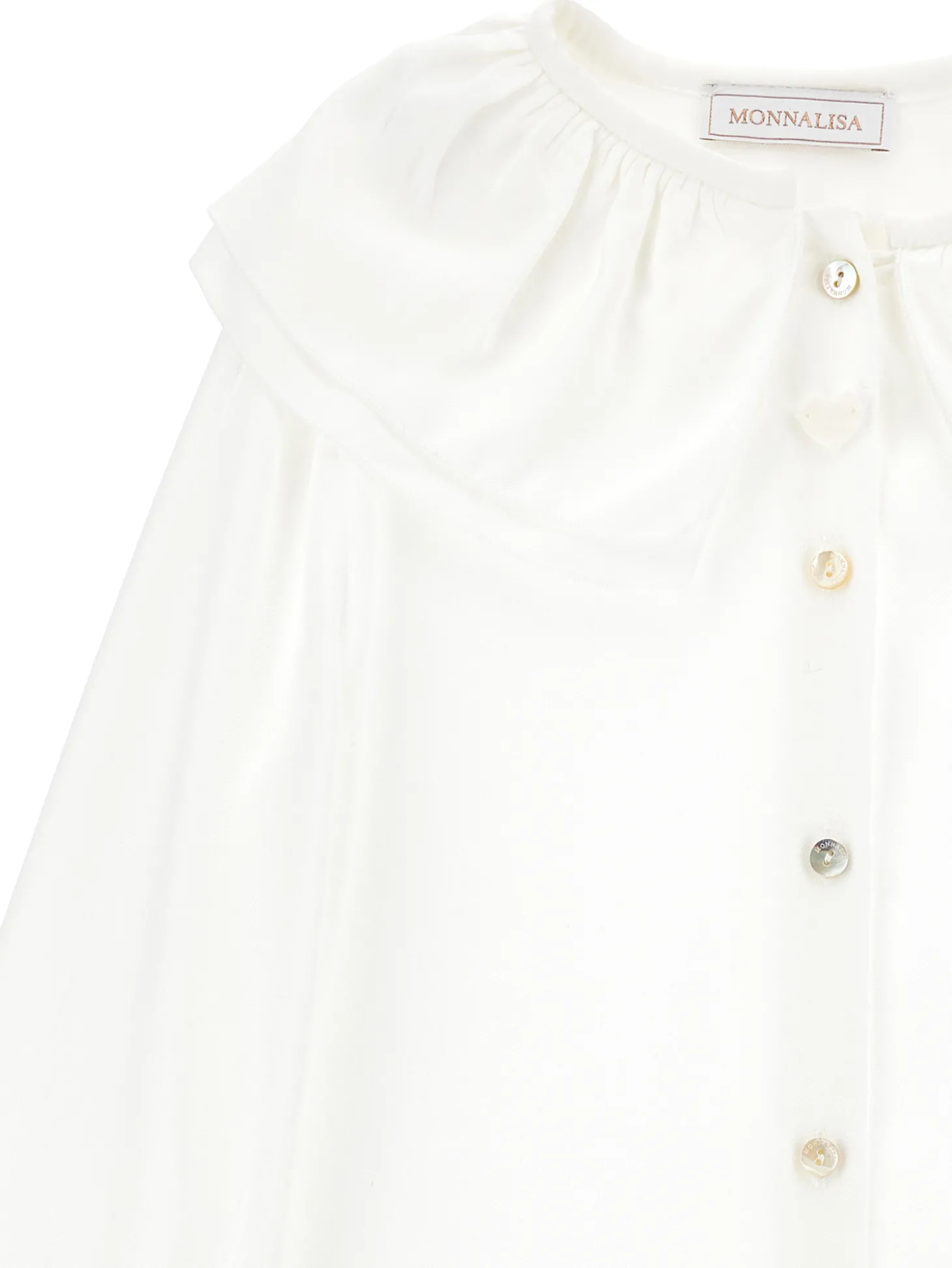 Camicia twill maxicolletto