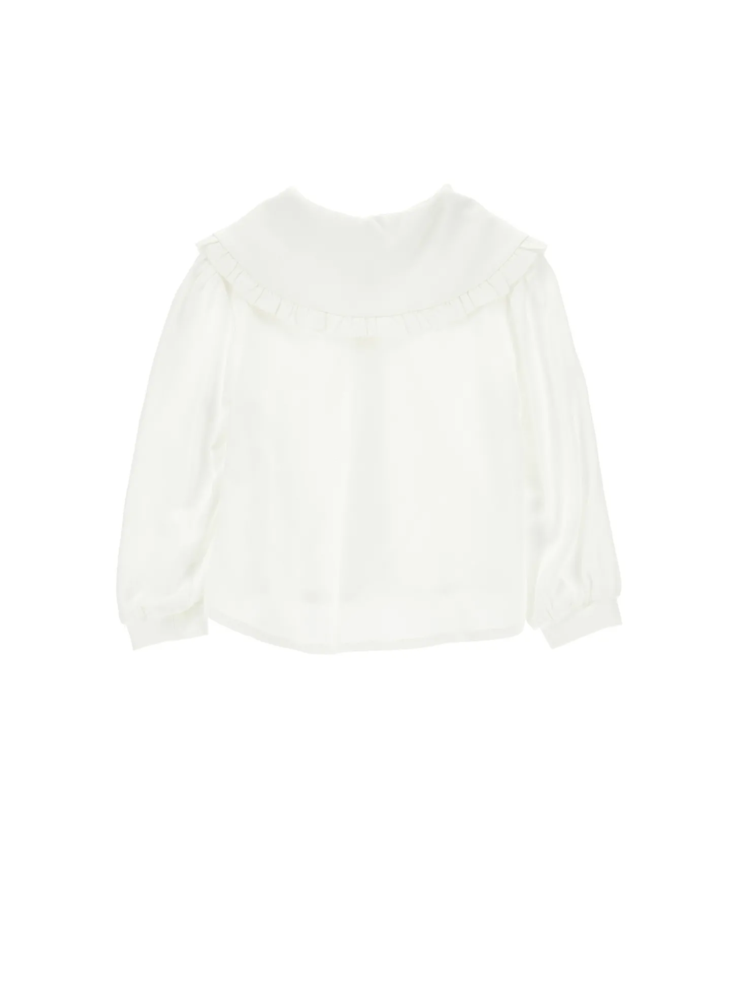Camicia twill ricamata