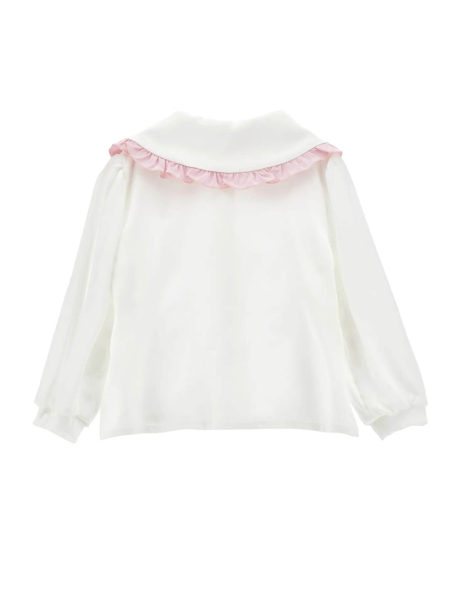 Camicia viscosa colletto ricamato