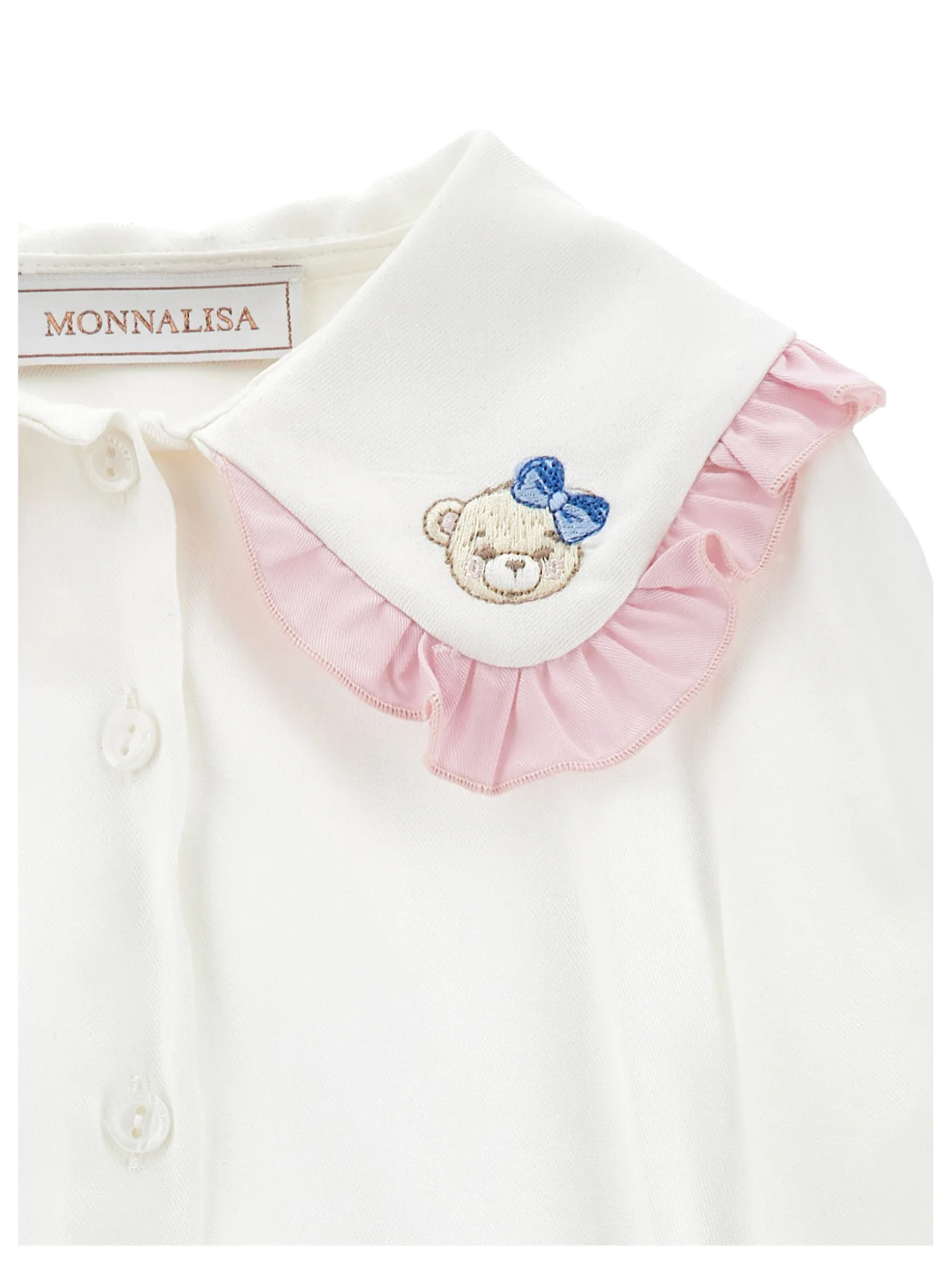 Camicia viscosa colletto ricamato