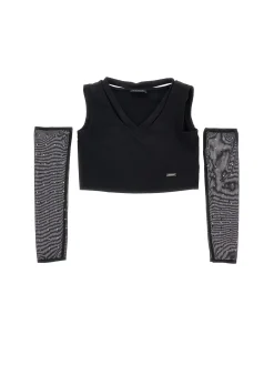 Canotta jersey con manicotti