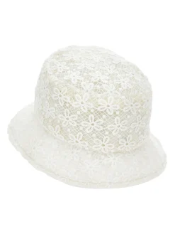 Cappellino pizzo macram&eacute;