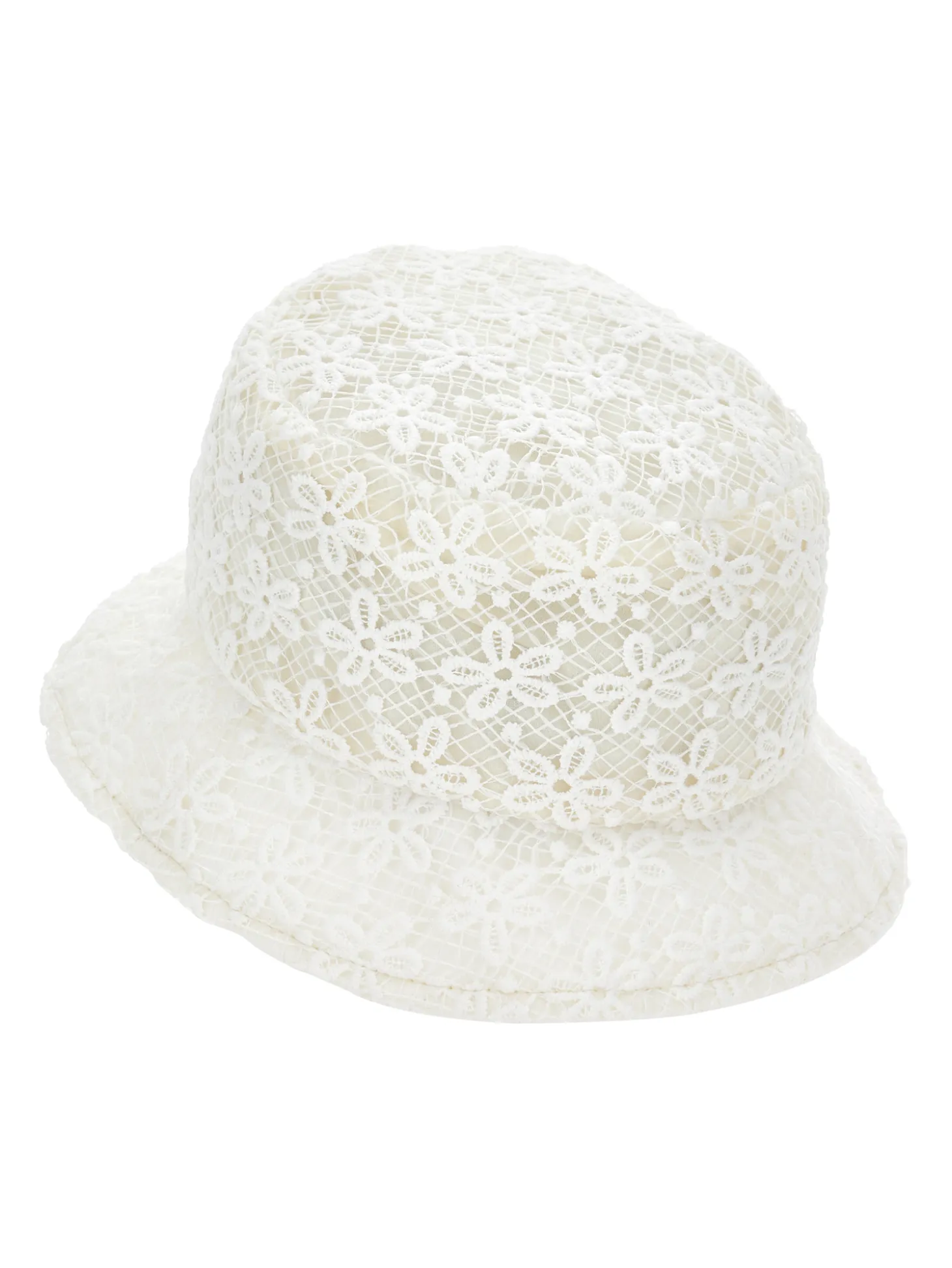 Cappellino pizzo macramé
