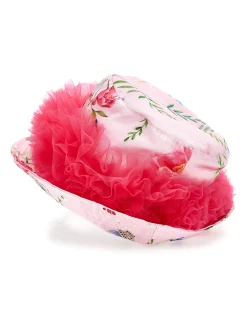 Cappello rasetto con rouches