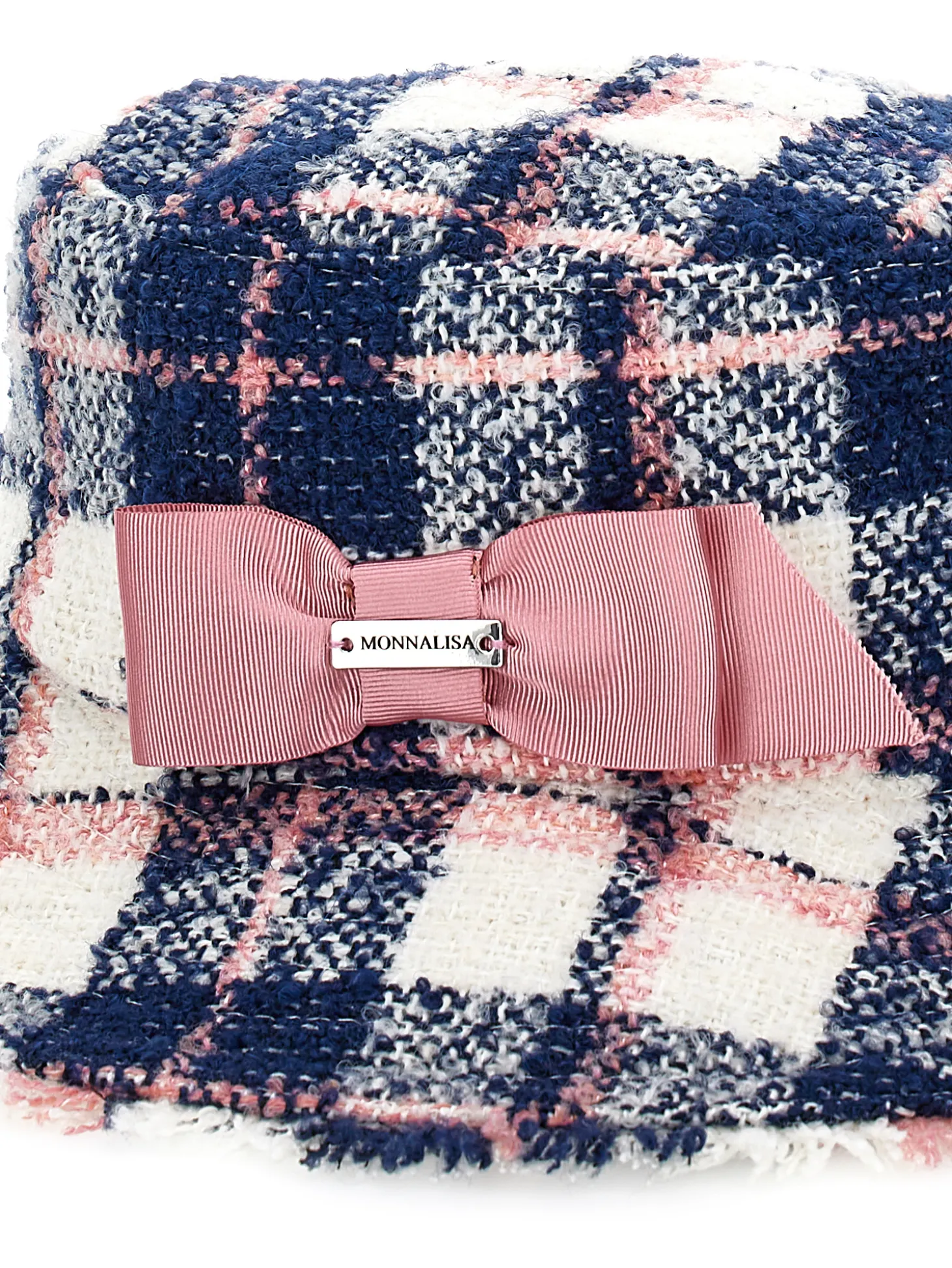 Cappello tartan con piccola tesa
