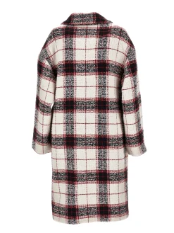 Cappotto boucl&eacute; scozzese