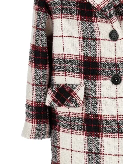 Cappotto boucl&eacute; scozzese