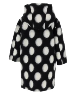 Cappotto lana cotta pois