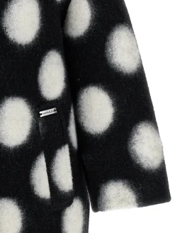 Cappotto lana cotta pois