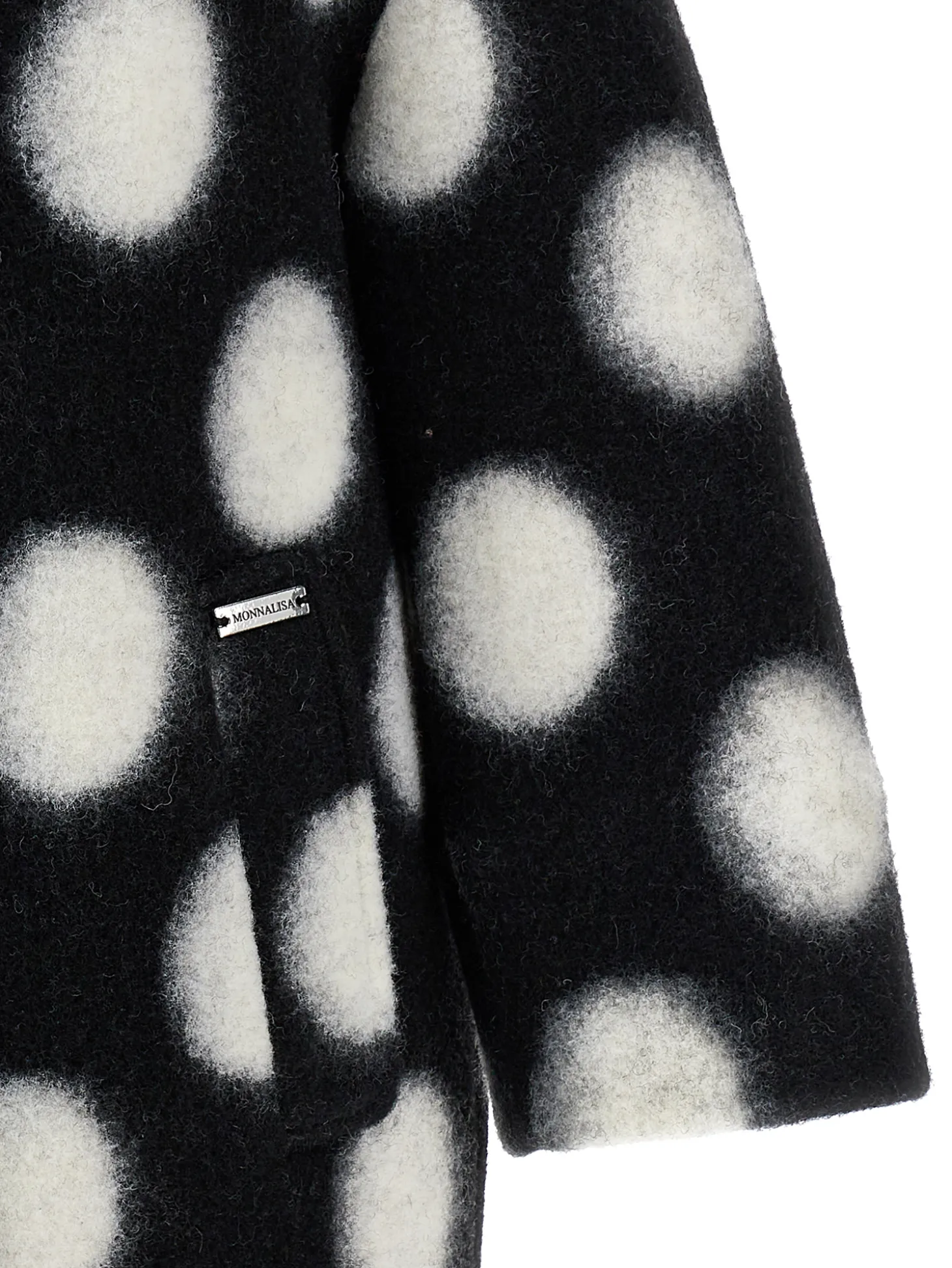 Cappotto lana cotta pois