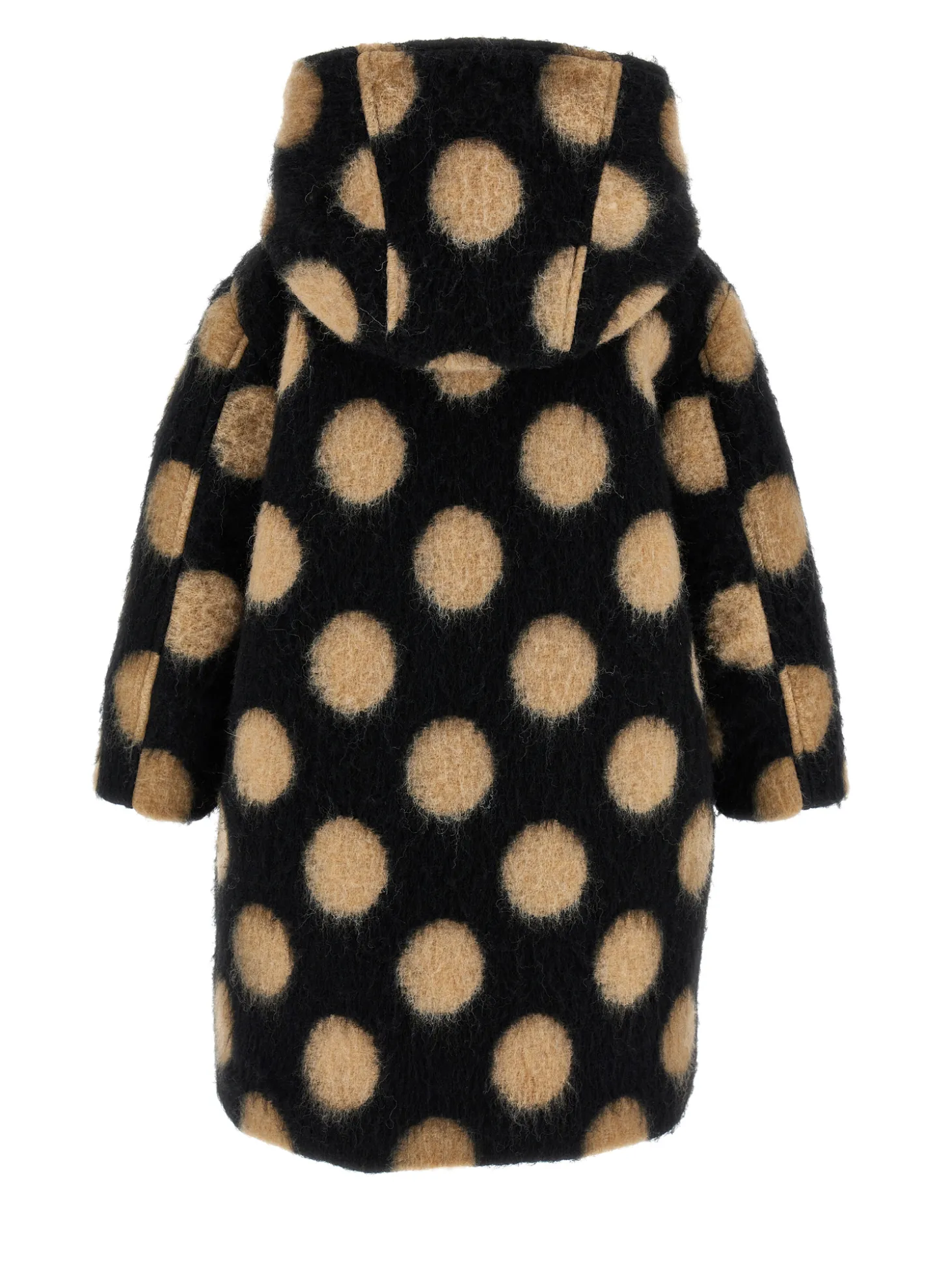 Cappotto lana cotta pois