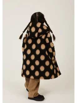 Cappotto lana cotta pois