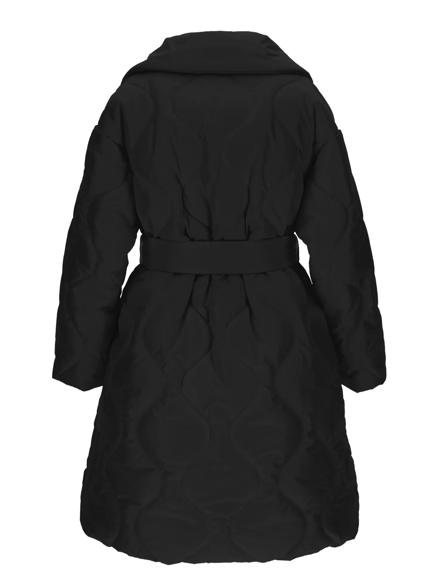 Cappotto tessuto tecnico trapuntato