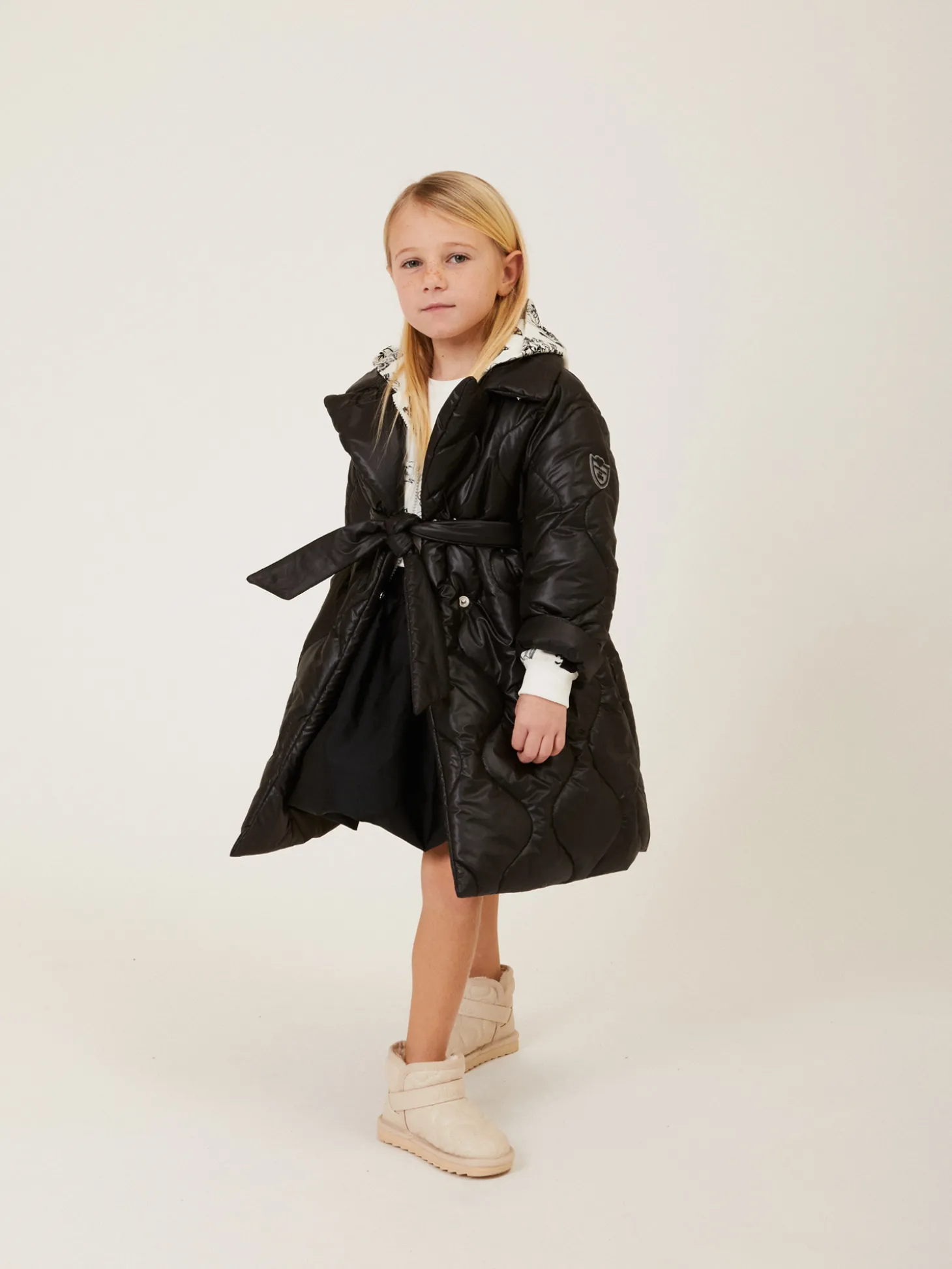 Cappotto tessuto tecnico trapuntato