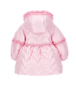 Cappotto trapuntato con cappuccio