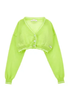 Cardigan corto in maglia