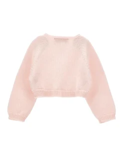 Cardigan corto lana merino