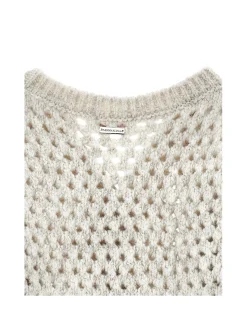 Cardigan corto traforato