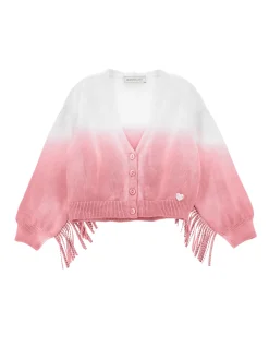 Cardigan cotone degrad&eacute;
