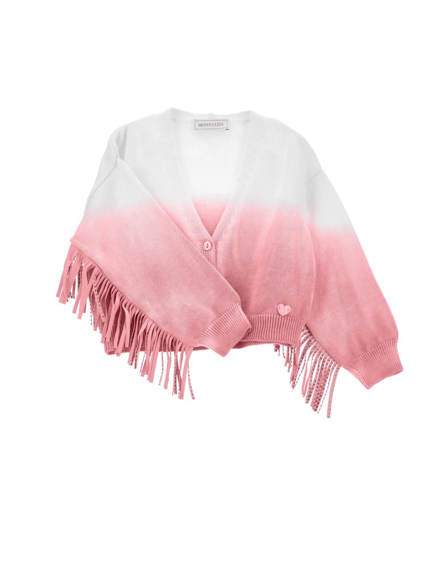 Cardigan cotone degradé