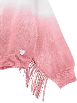 Cardigan cotone degradé