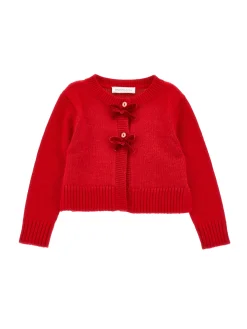 Cardigan soft fiocchi velluto