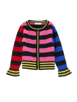 Cardigan soft lurex