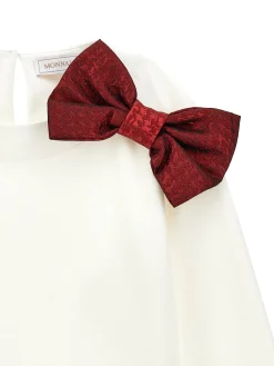 Casacca con fiocco jacquard