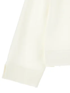 Casacca con fiocco jacquard
