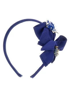 Cerchietto grosgrain e charms