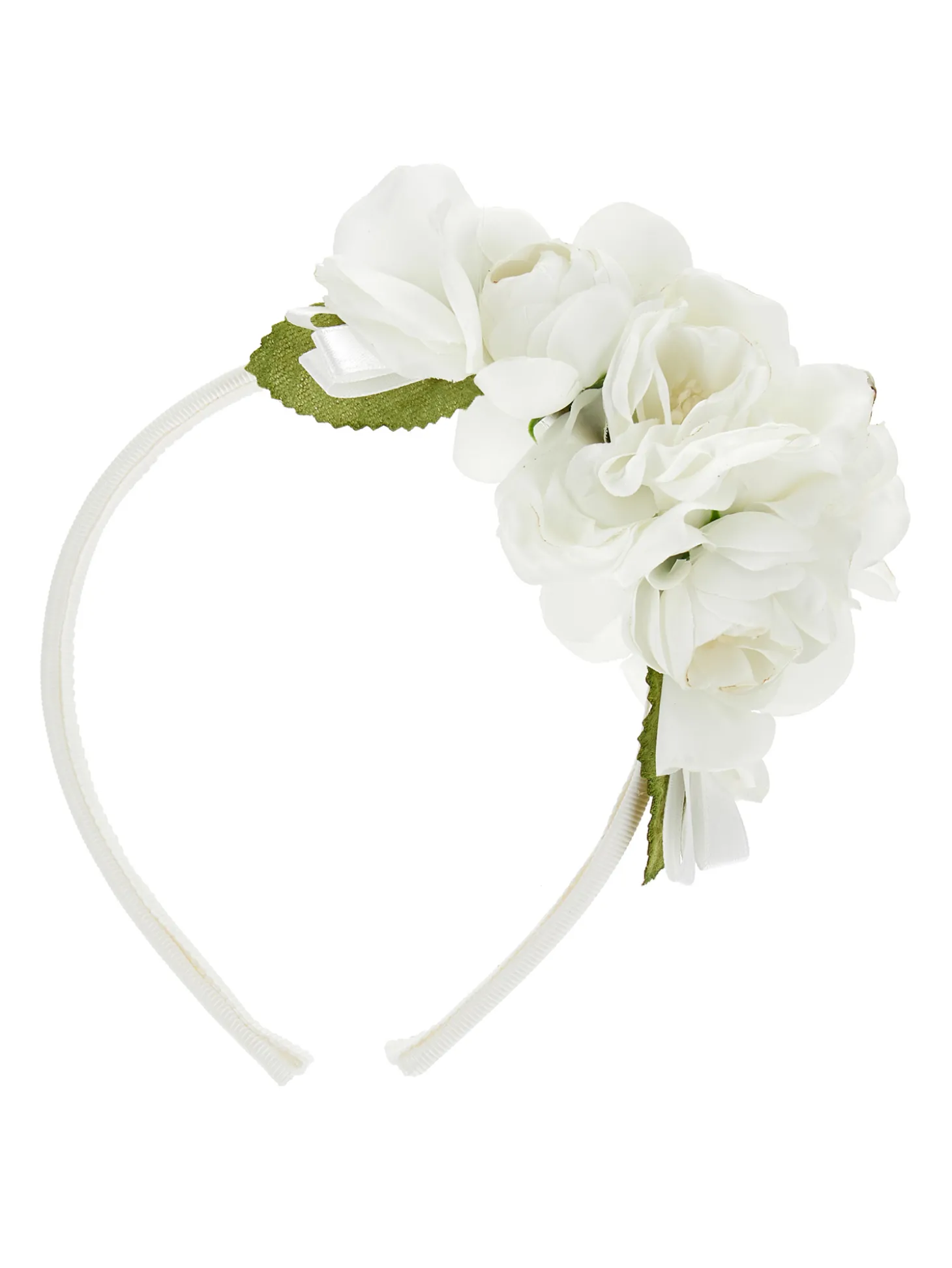 Cerchietto per capelli con bouquet