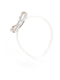 Cerchietto per capelli perle e strass