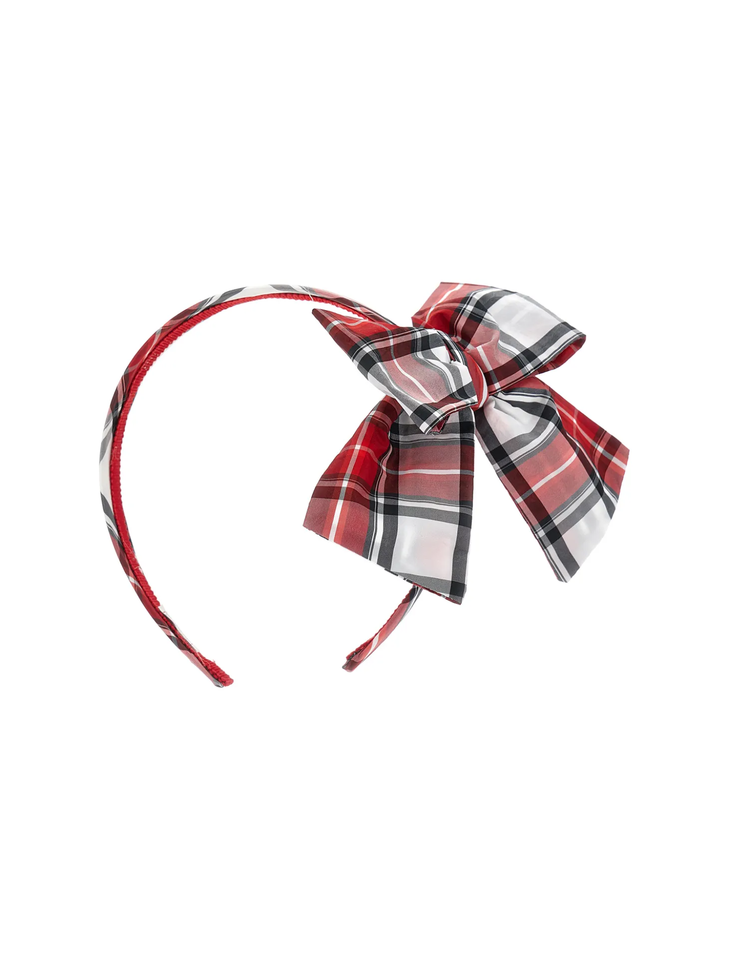 Cerchietto per capelli taffetà tartan