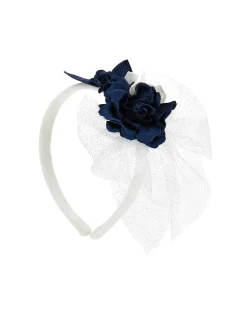 Cerchietto rose tulle