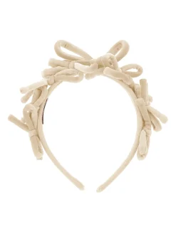 Cerchietto velluto con fiocchi