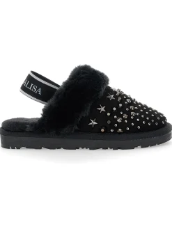 Clogs in crosta con borchie