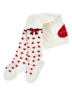 Collant caldo cotone jacquard