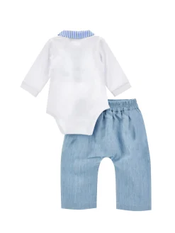 Completino due pezzi chambray