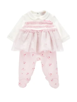 Completo 2 pezzi tulle stampato