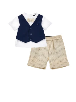 Completo cerimonia due pezzi cotone